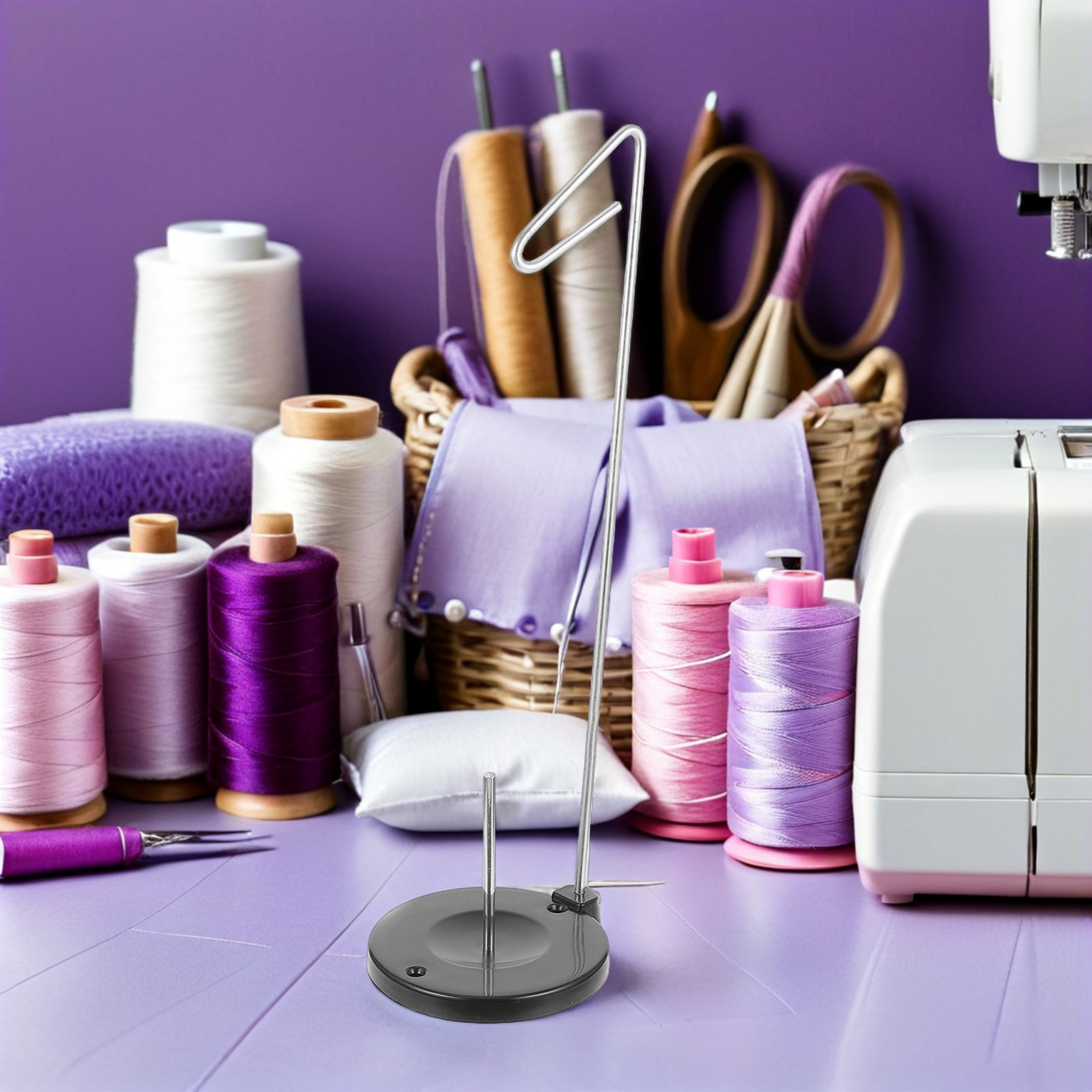 Embroidery Thread - 4 قطع حامل بكرات خيط قابل