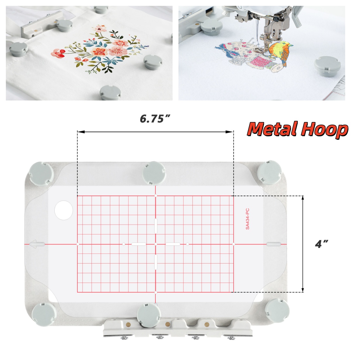 Embroidery Ring - طوق تطريز مغناطيسي معدني لماكينات التطريز