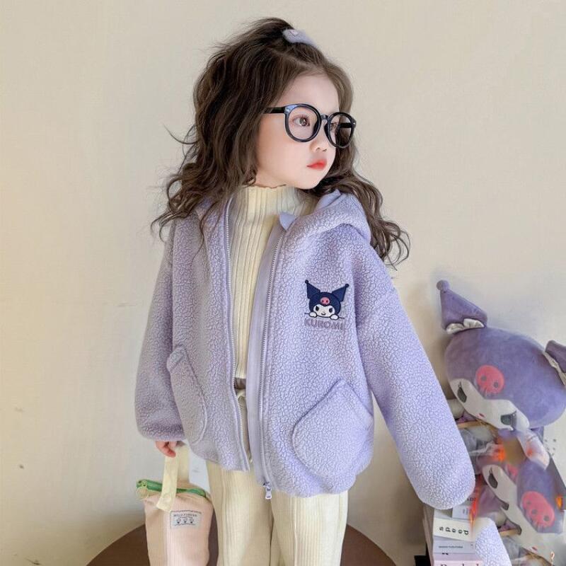Embroidery Shirt - معطف مخملي بأكمام طويلة للفتيات من