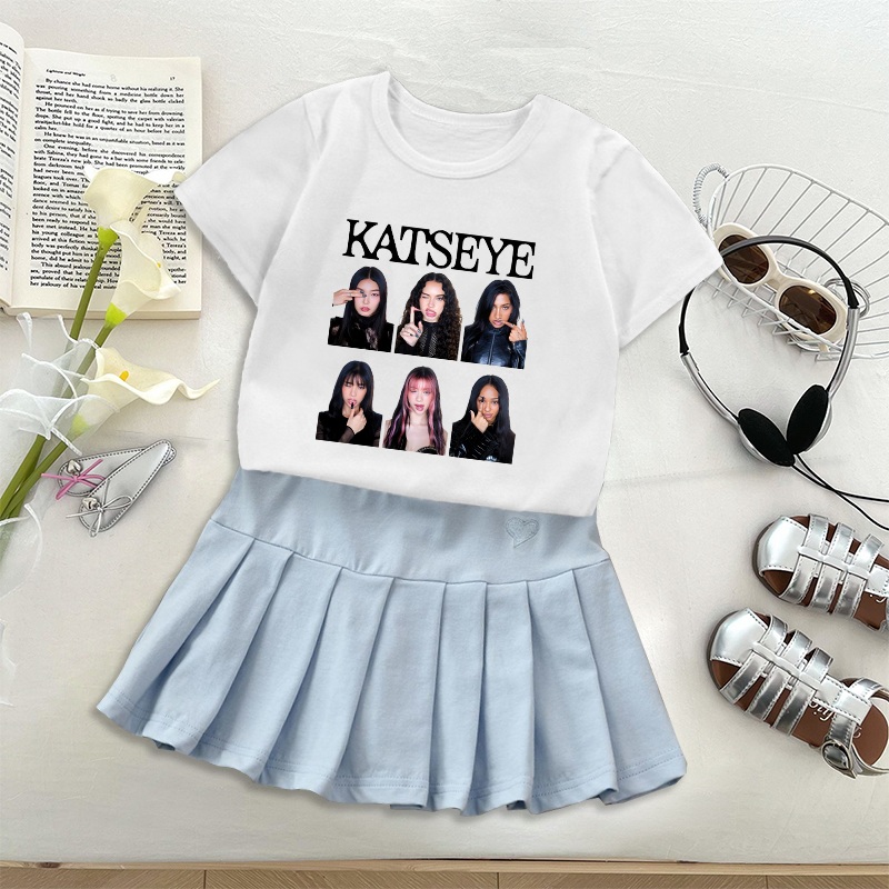 موضة K البوب K-KATSEYE تي شيرت - مراجعة Embroidery Shirt وسعره