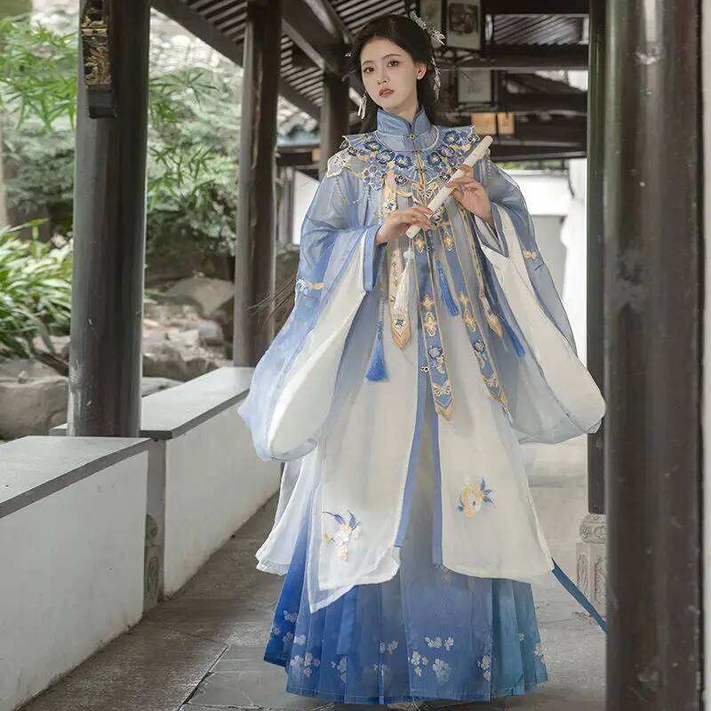 تنورة ماميان شتوية [Lan Jin Lu - مراجعة Embroidery Shirt وسعره