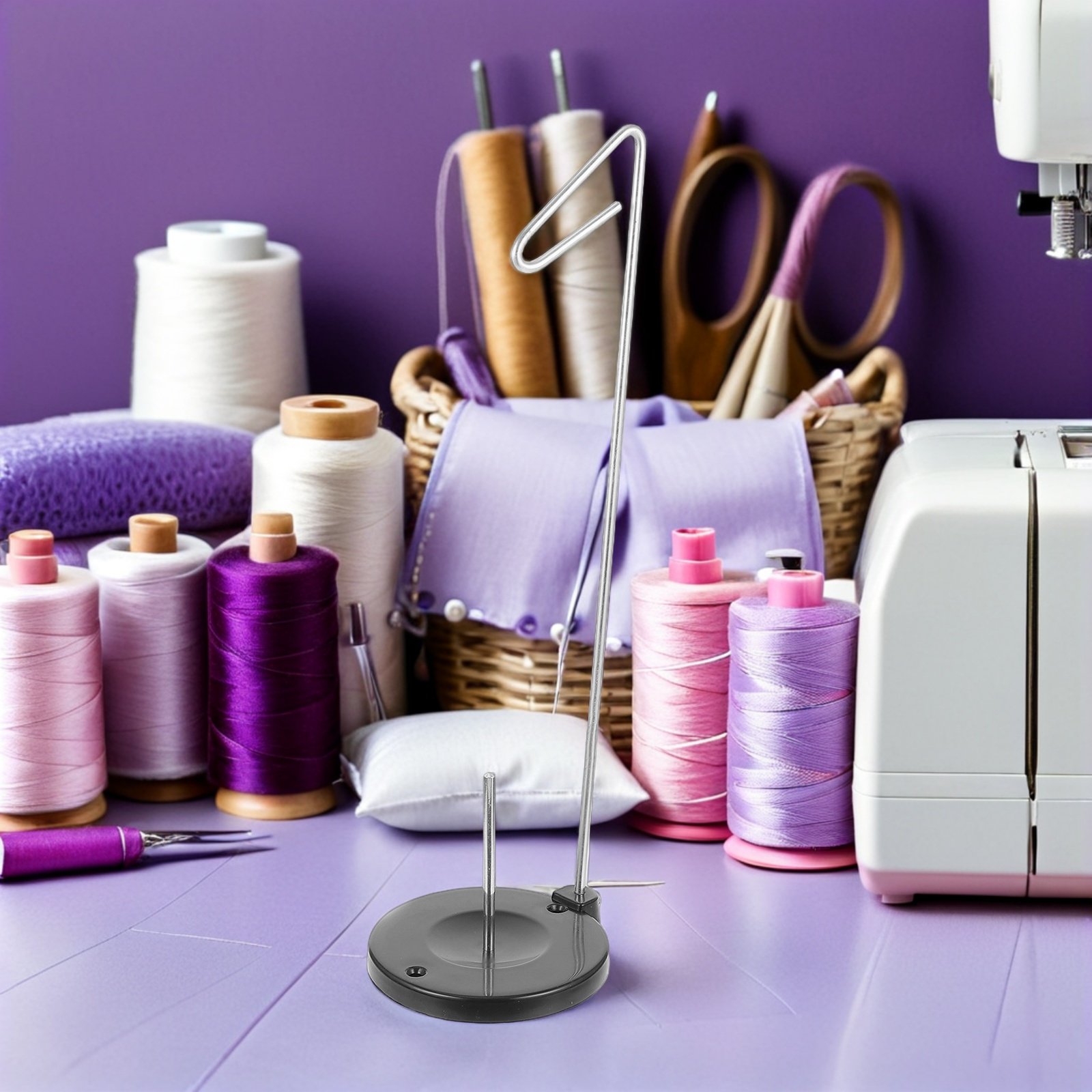 4 قطع حامل بكرات بلاستيكي لخيو - مراجعة Embroidery Thread وسعره