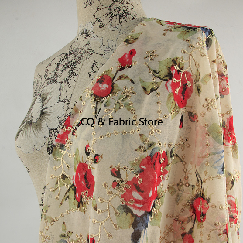 جديد روز نمط التطريز المطبوعة  - مراجعة Embroidery Rose وسعره