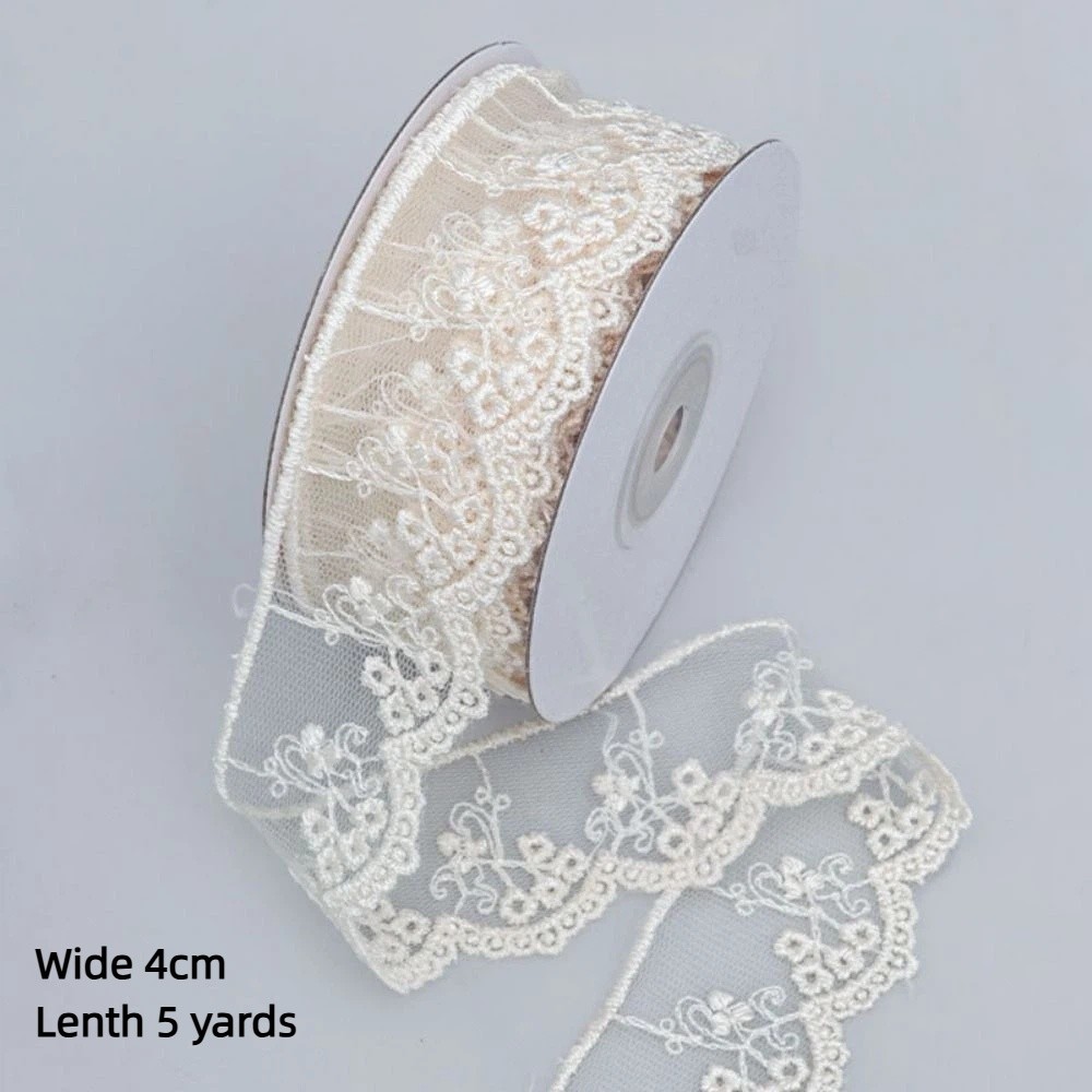 شريط دانتيل جاكار مجوف للتطريز - مراجعة Embroidery Ribbon وسعره