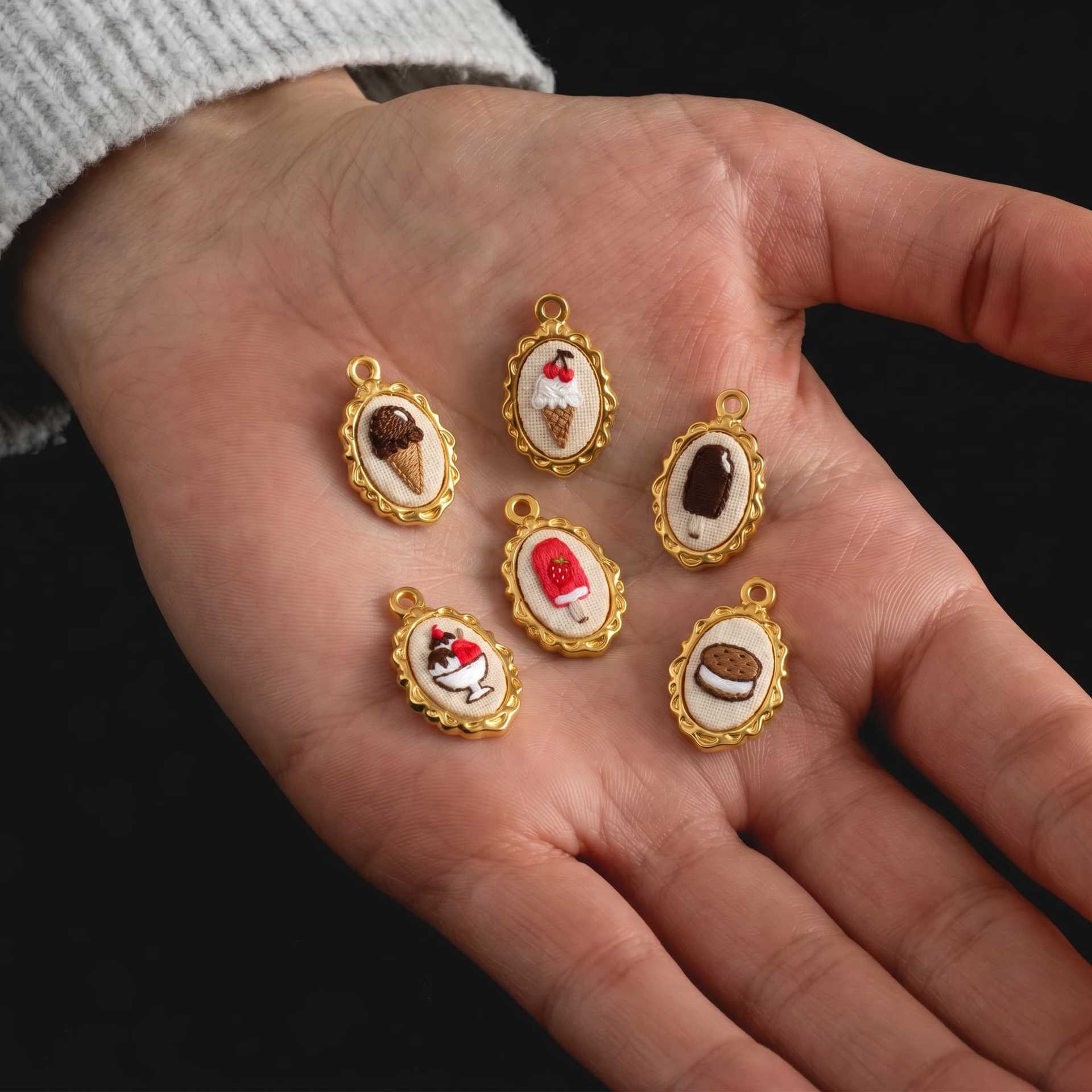 5 قطع من الإكسسوارات المعدنية  - مراجعة Embroidery Charm وسعره