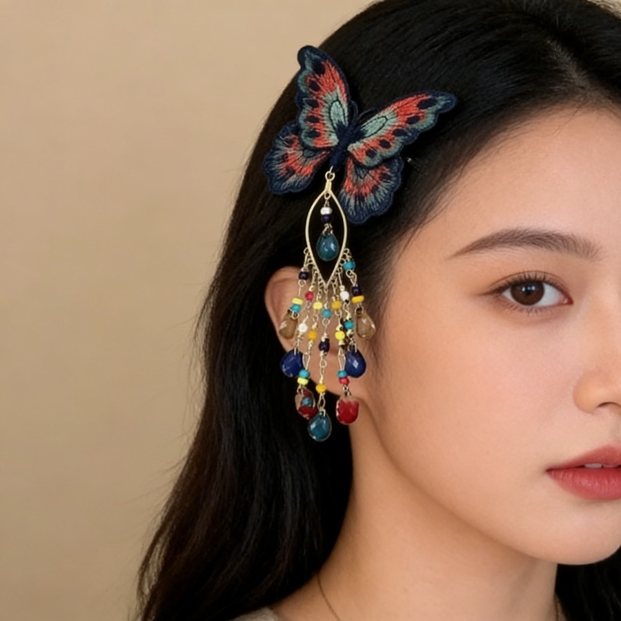 مشابك شعر نسائية جديدة على الط - مراجعة Embroidery Charm وسعره