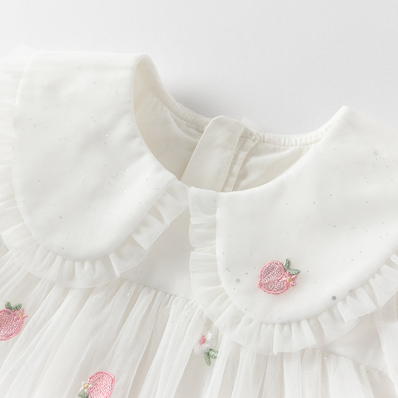 ديف بيلا بنات طفل شبكة فستان ا - مراجعة Embroidery Charm وسعره