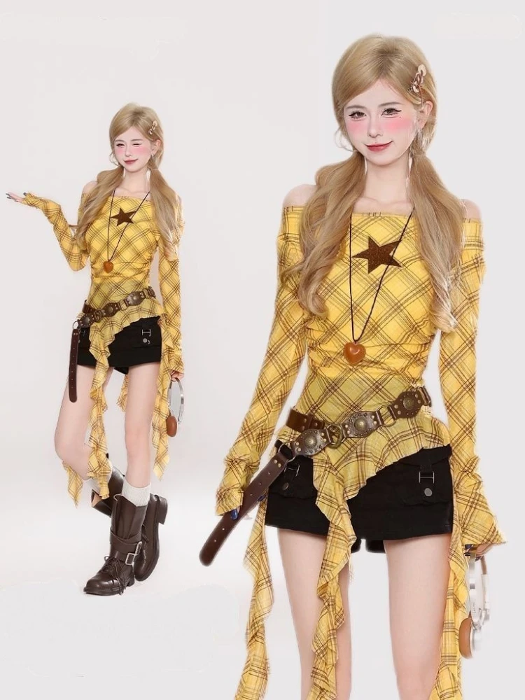 تي شيرت نسائي بتصميم Y2K كاروه - مراجعة Embroidery Shirt وسعره