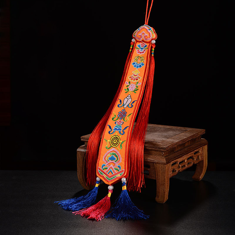 أعلام تبتية على شكل شريط، مصنو - مراجعة Embroidery Ribbon وسعره