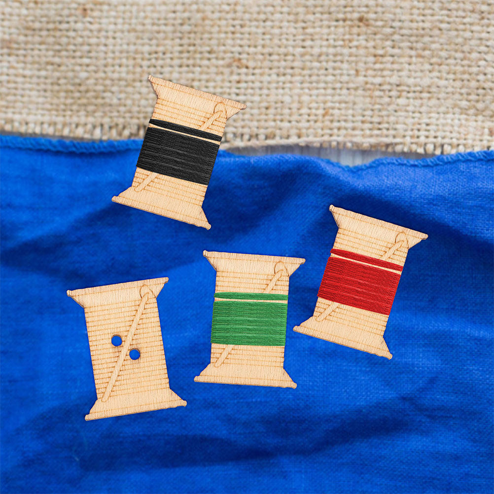 100 قطعة من بكرات خشبية لخيوط  - مراجعة Embroidery Thread وسعره