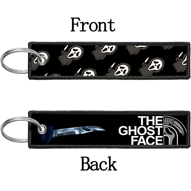 سلسلة مفاتيح GHOST FACE للرجال - مراجعة Embroidery Keychain وسعره