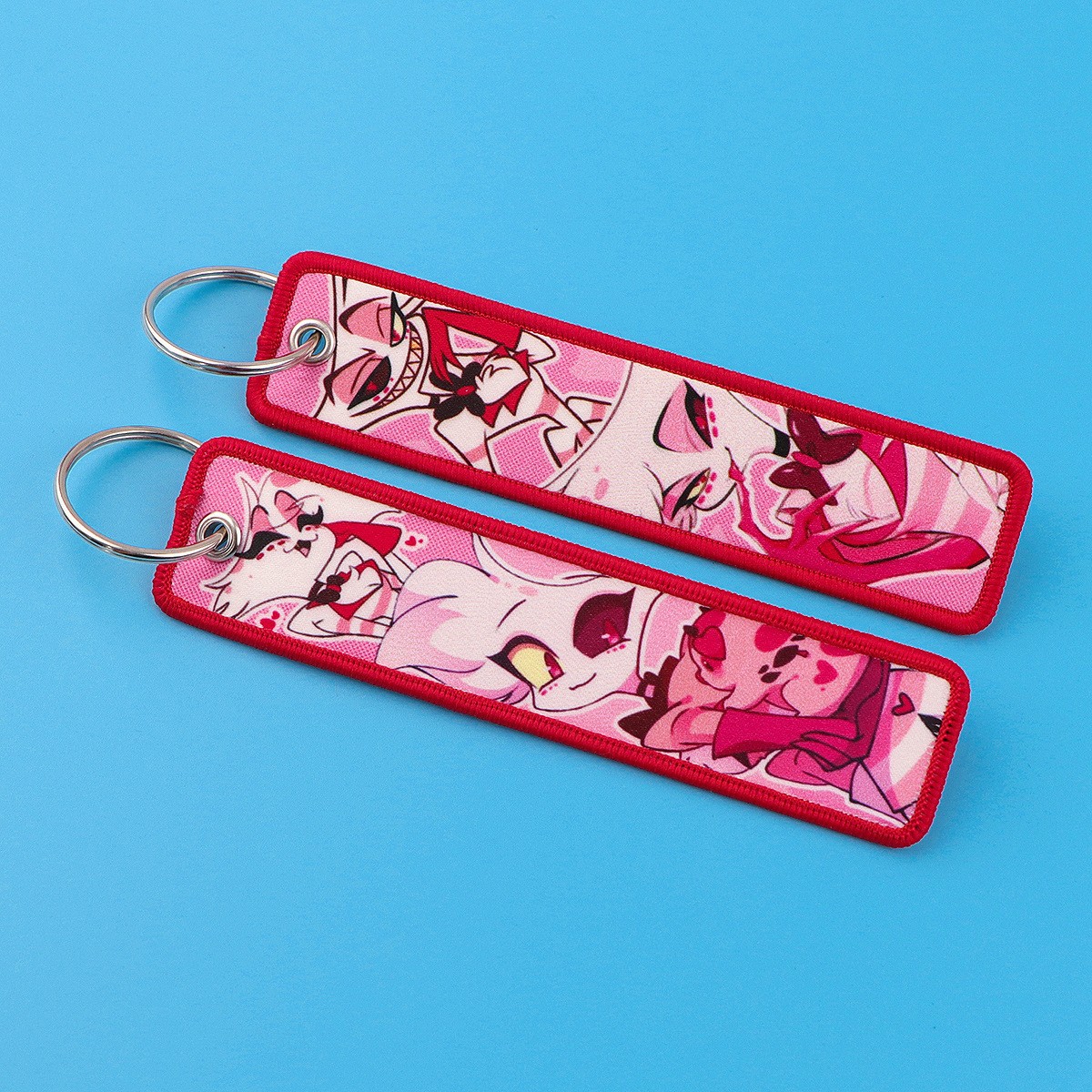 سلاسل مفاتيح مطرزة بتصميم أنمي - مراجعة Embroidery Keychain وسعره