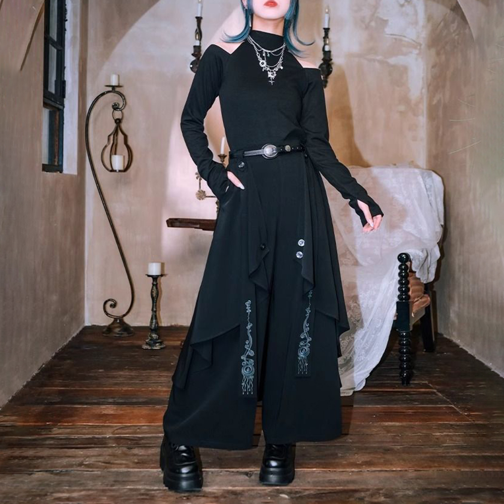 سروال تنورة غير منتظم بطبقات ش - مراجعة Embroidery Ribbon وسعره