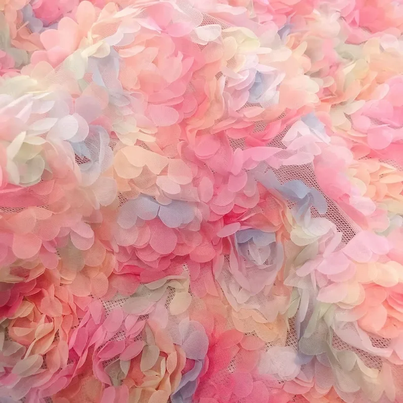 ثلاثية الأبعاد الشيفون زهرة ال - مراجعة Embroidery Rose وسعره