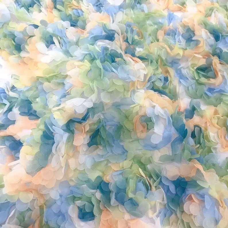 ثلاثية الأبعاد الشيفون زهرة ال - مراجعة Embroidery Rose وسعره
