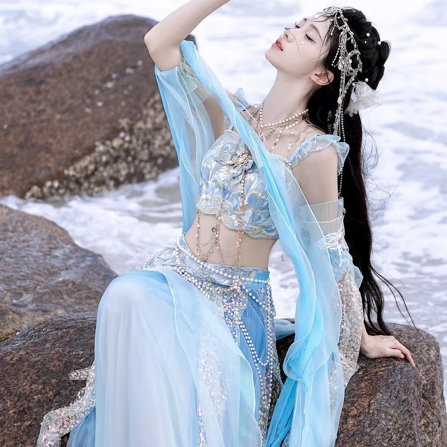 فستان هانفو جديد أنيق بتصميم ح - مراجعة Embroidery Style وسعره