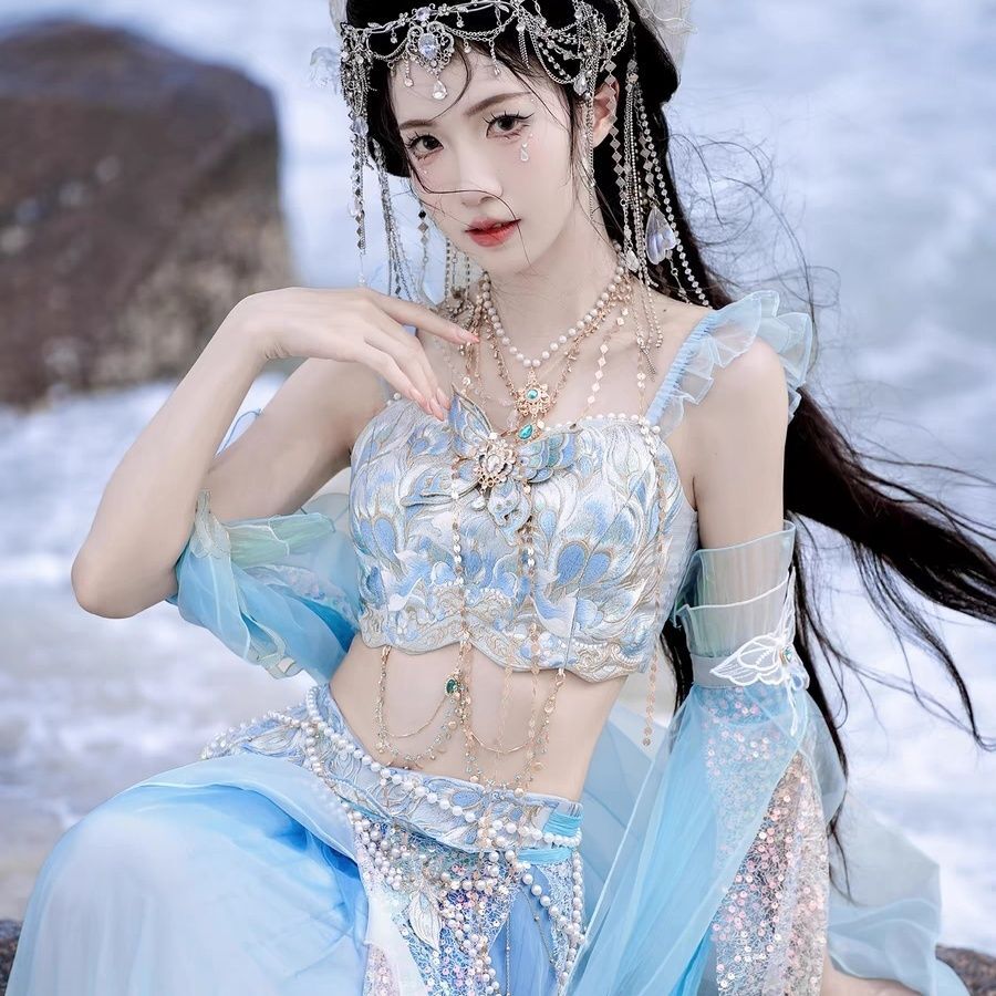 فستان هانفو جديد أنيق بتصميم ح - مراجعة Embroidery Style وسعره