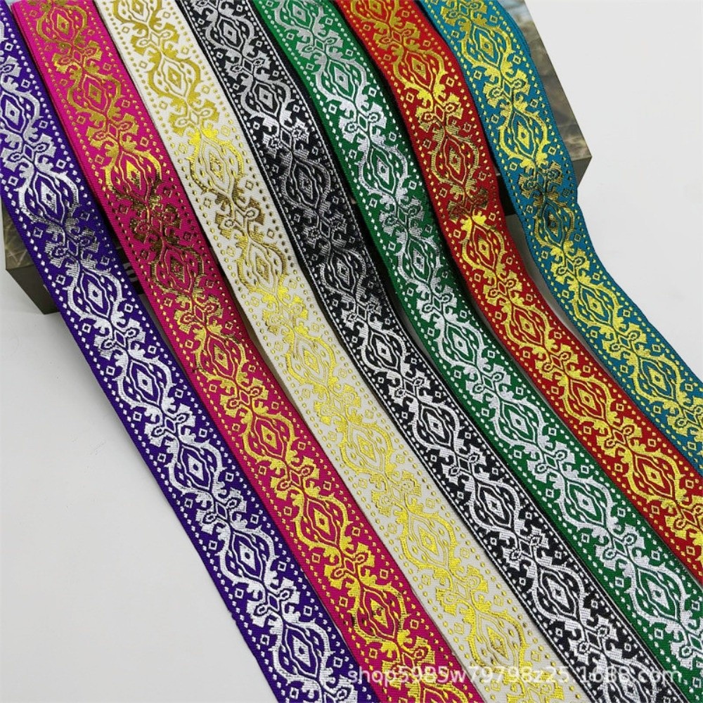 شريط تطريز فضي لامع بنمط صيني  - مراجعة Embroidery Ribbon وسعره