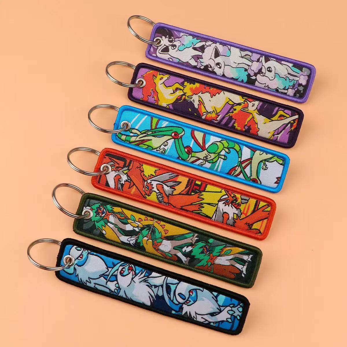 ميدالية مفاتيح بوكيمون للسيارة - مراجعة Embroidery Keychain وسعره